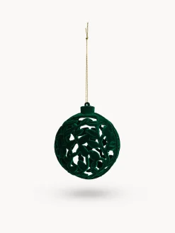 Addobbo albero in velluto a Pallina
