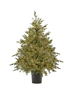 Albero di Natale Argen H90 cm e 85 led con vaso