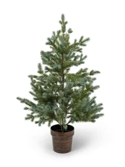 Albero di Natale H 90 cm con vaso