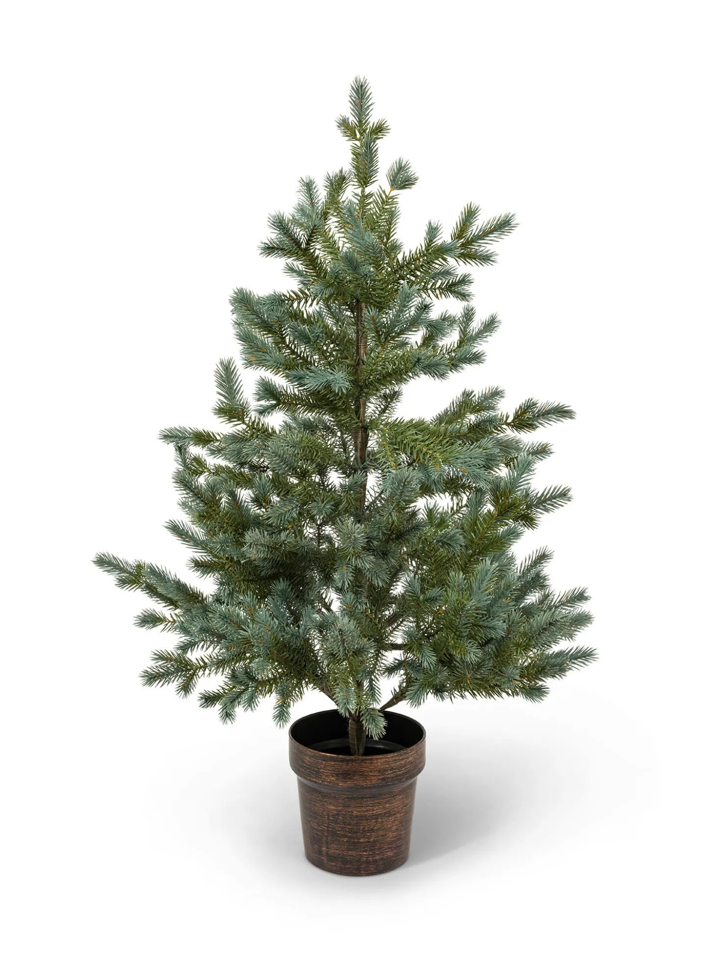 Albero di Natale H 90 cm con vaso