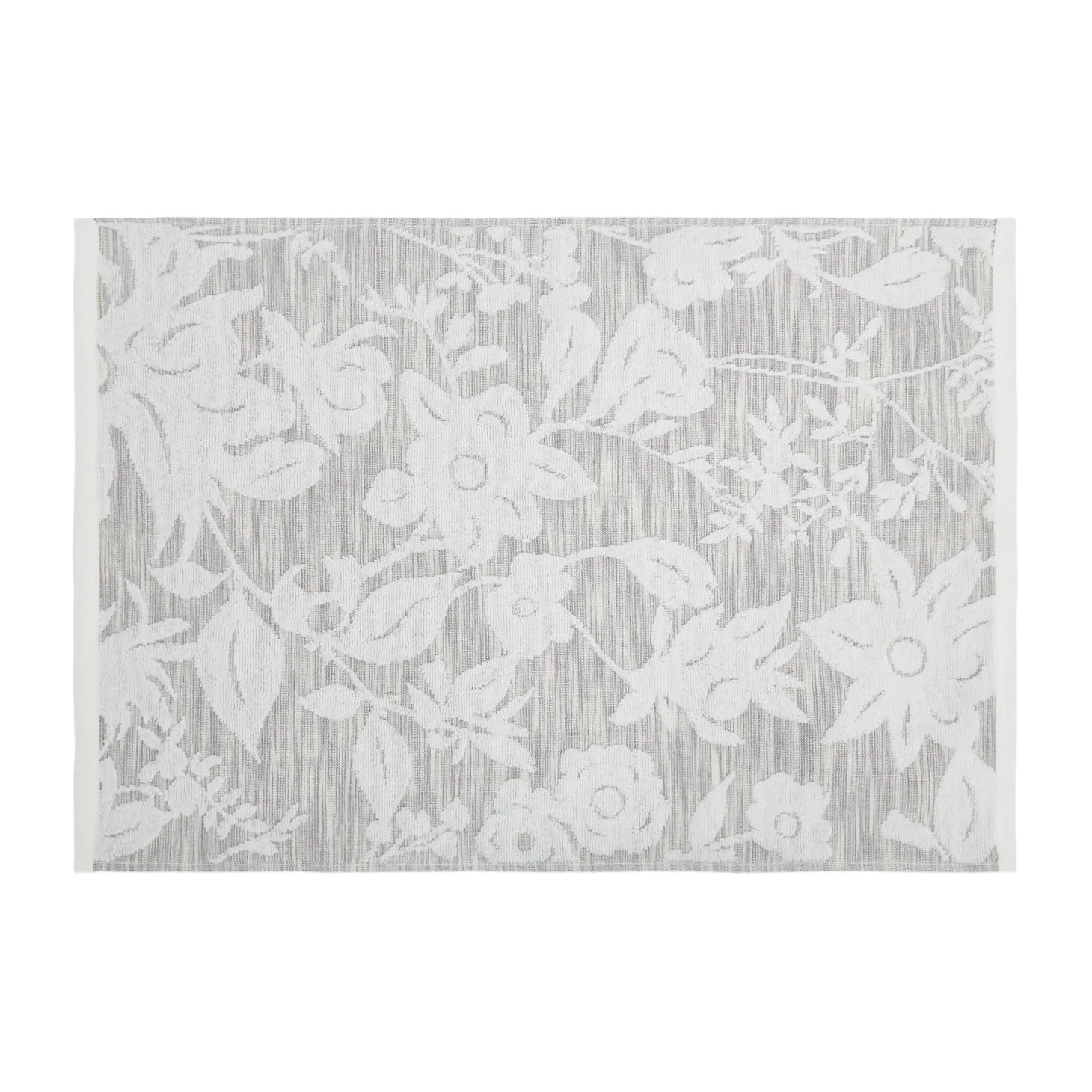 Asciugamano cotone jacquard motivo floreale Portofino
