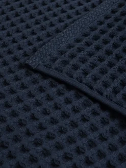 Asciugamano cotone nido d'ape tinta unita