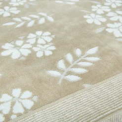 Asciugamano cotone velour motivo floreale Portofino