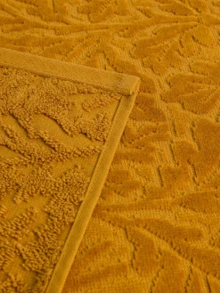 Asciugamano in cotone velour motivo in rilievo