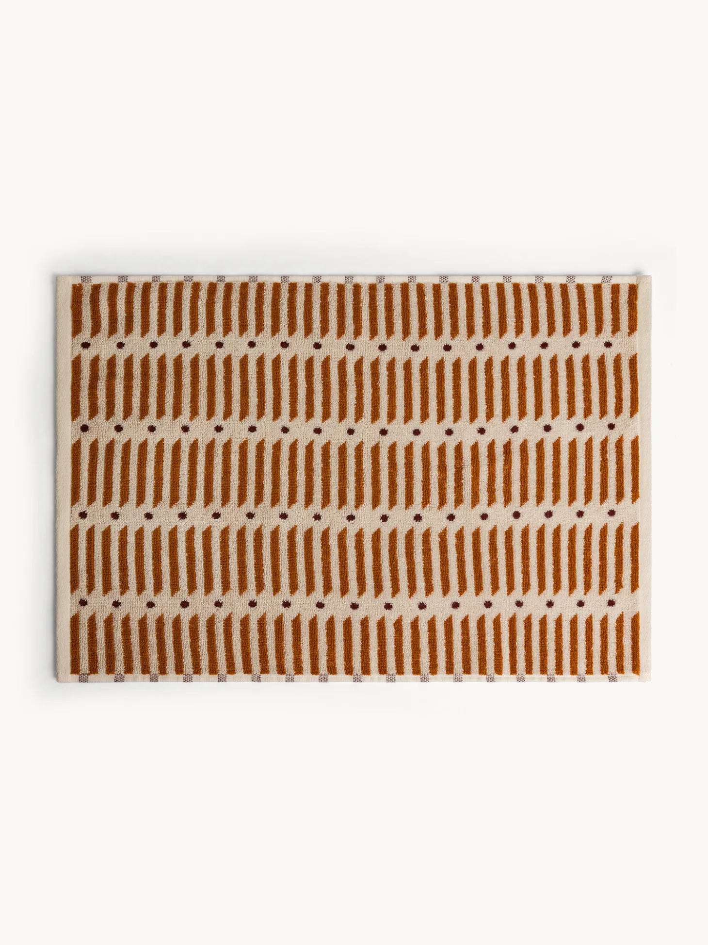 Asciugamano in spugna di cotone fantasia geometrica