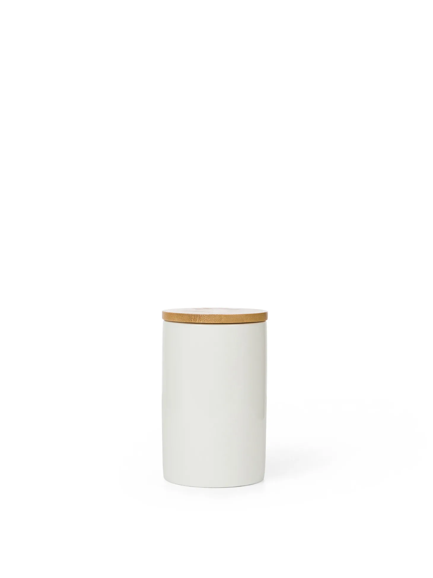 Barattolo in porcellana tappo bamboo