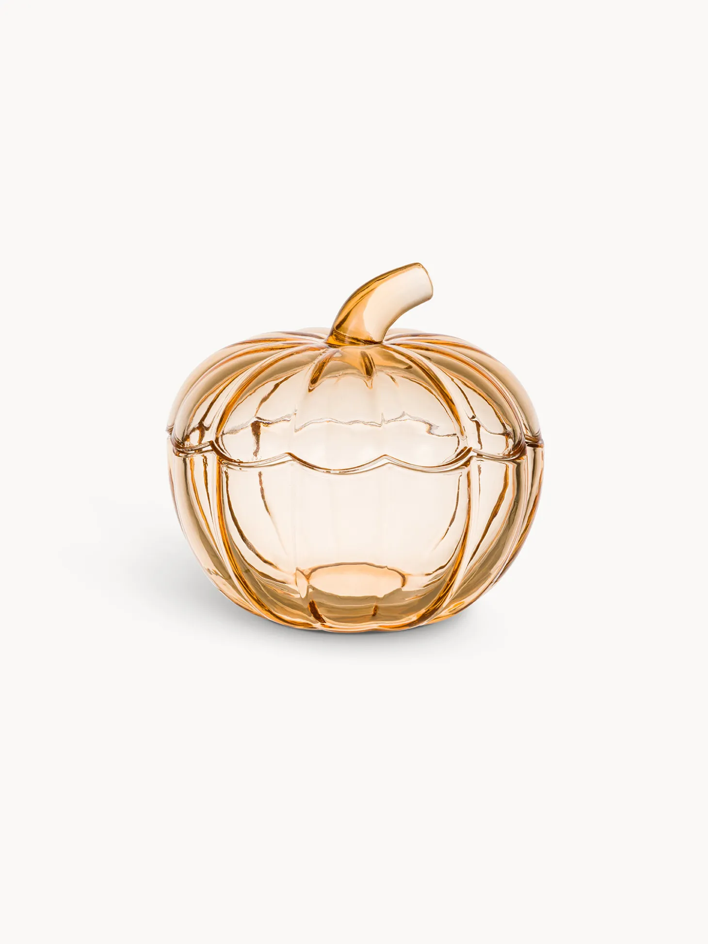 Barattolo in vetro a forma di zucca