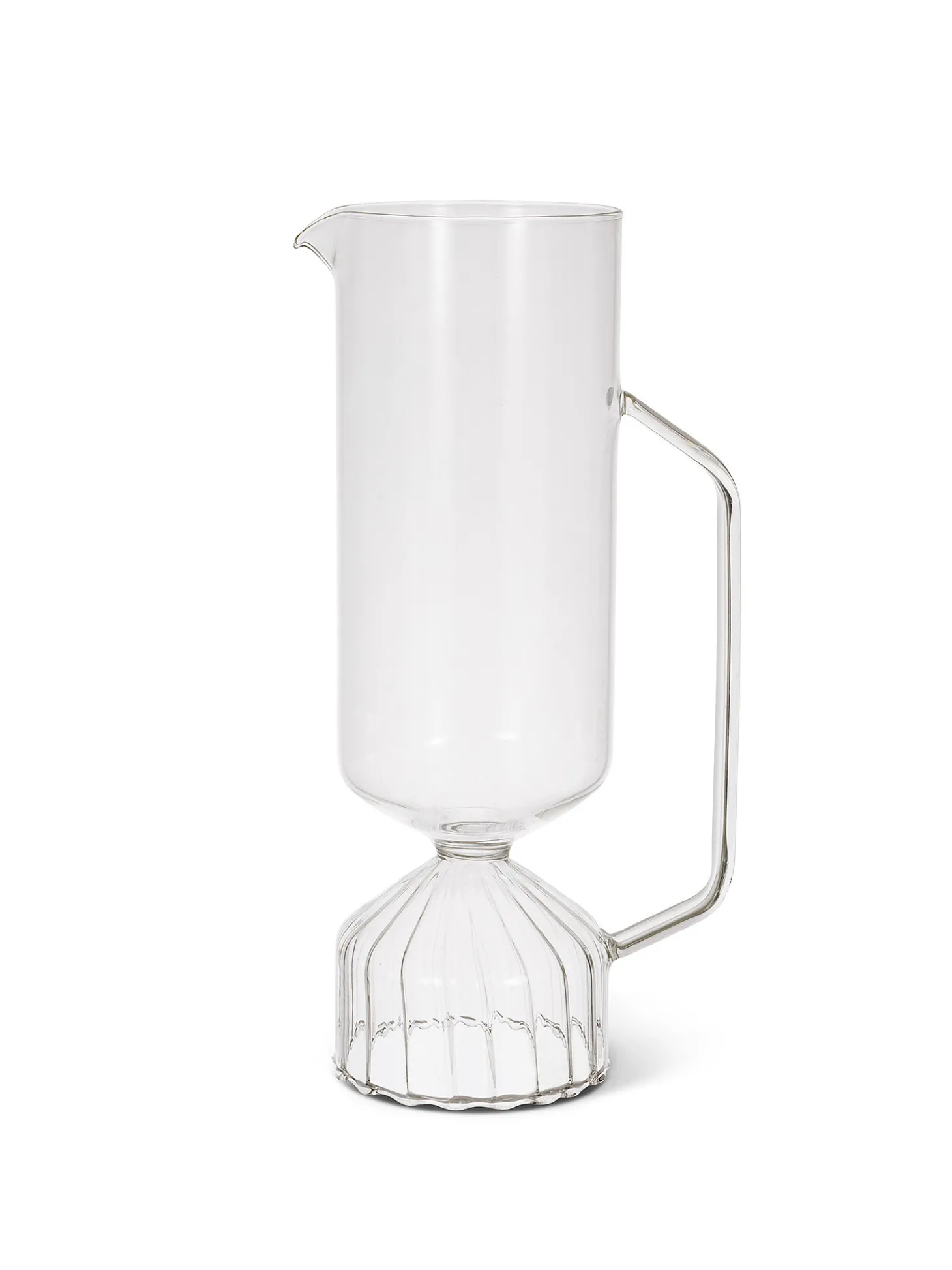 Caraffa vetro borosilicato base optical