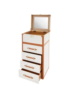 Cassettiera in pelle sintetica Baule