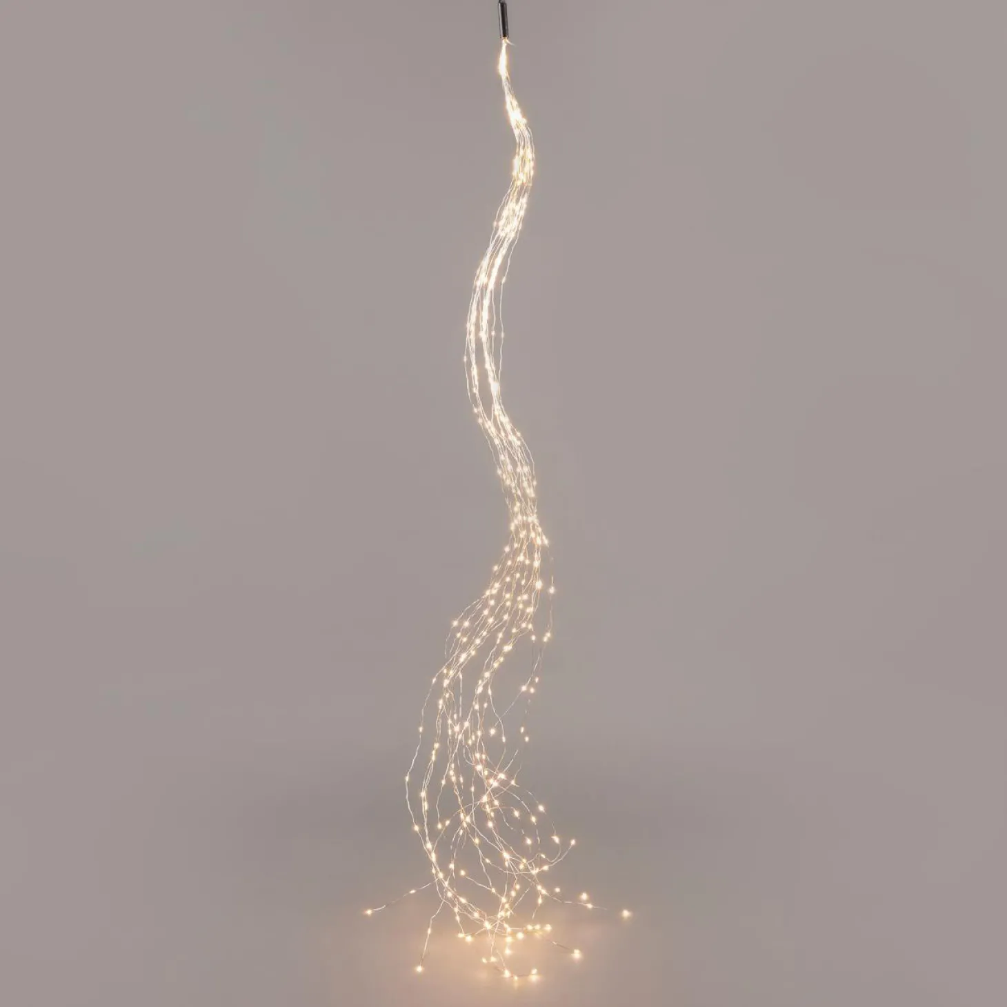 Catena luminosa effetto cascata luce ivory