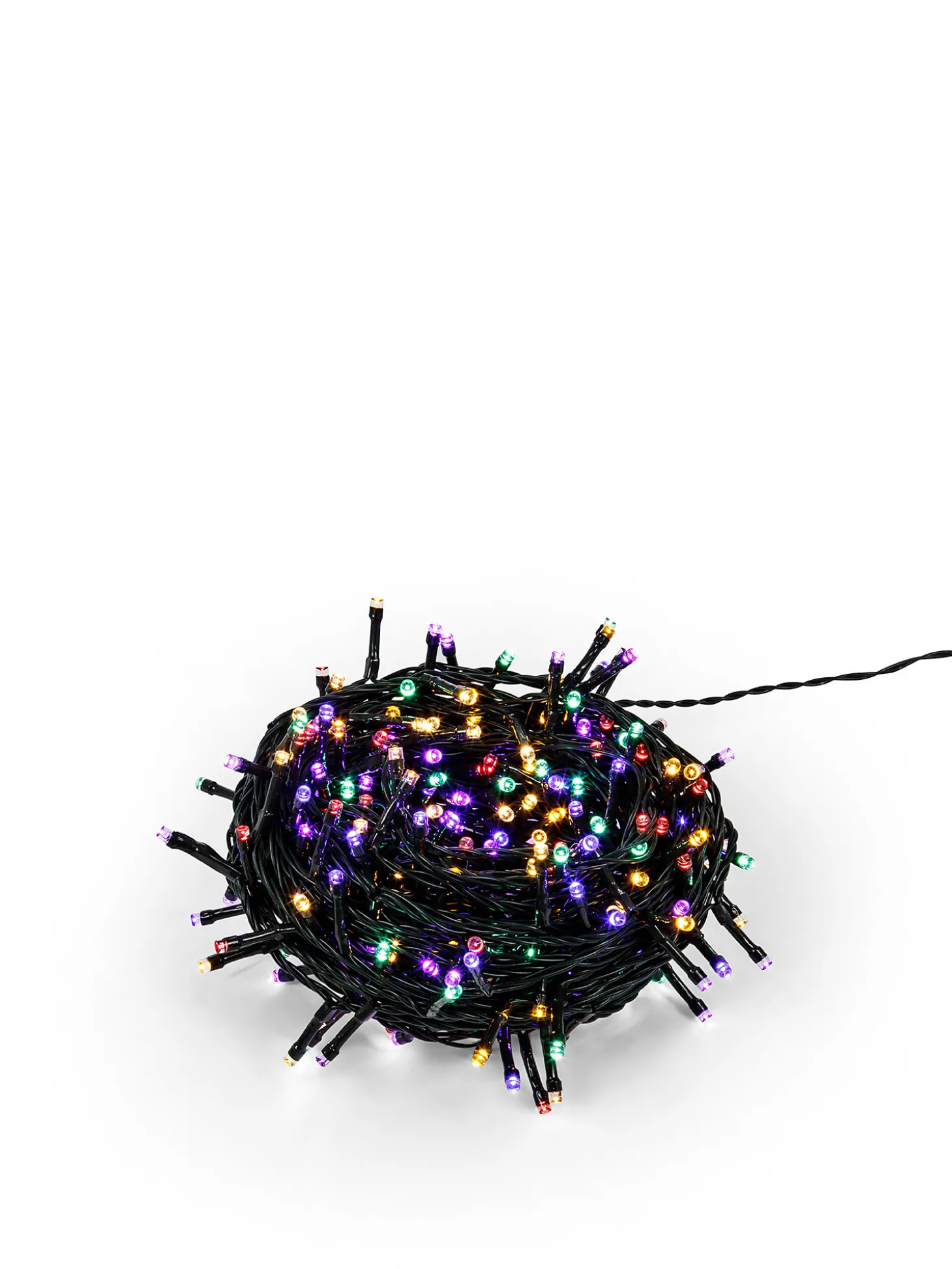 Catena luminosa microled a festone multicolour