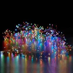 Catena luminosa microled a festone multicolour
