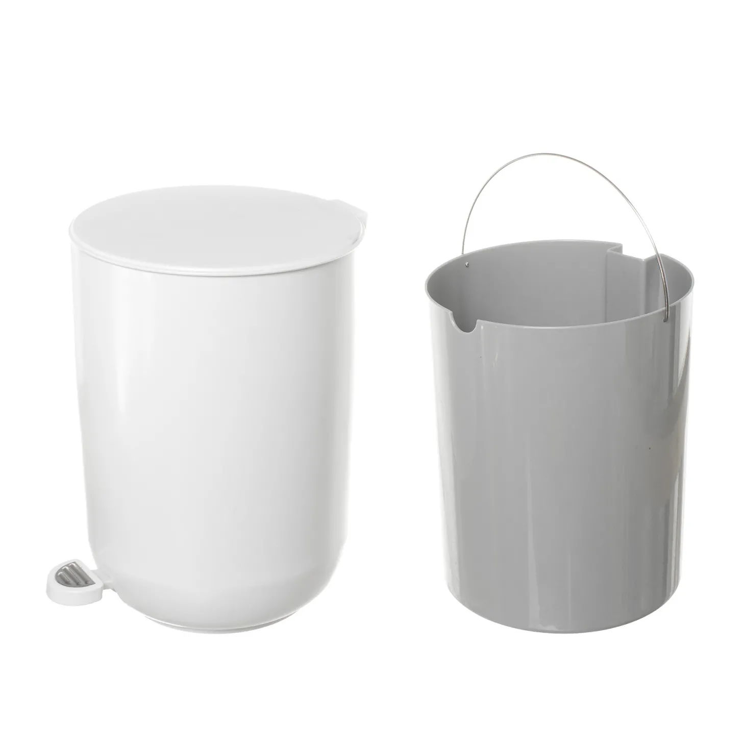 Cestino plastica con pedale
