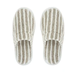 Ciabatte puro cotone a righe Thermae