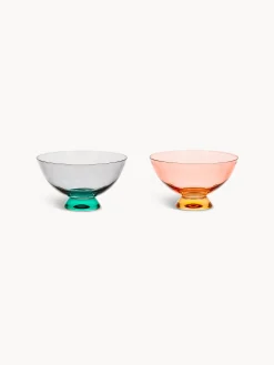 Coppetta in vetro borosilicato colorato