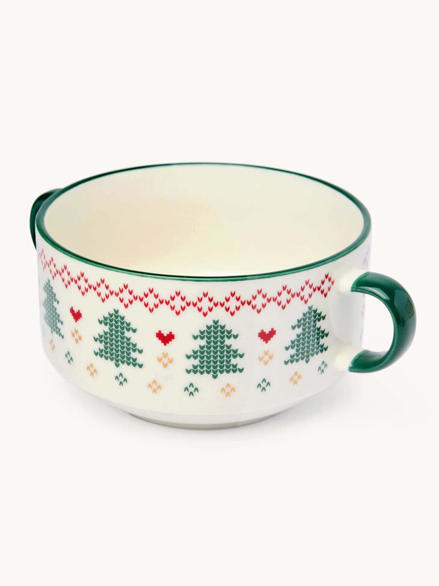 Coppette pane in new bone china decoro crochet