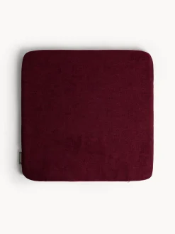 Cuscino da sedia con zip tinta unita