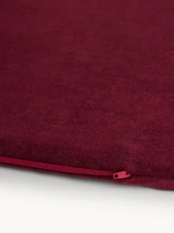 Cuscino da sedia con zip tinta unita