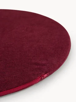 Cuscino da sedia con zip tinta unita