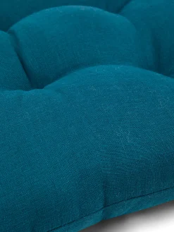 Cuscino da sedia puro lino tinta unita