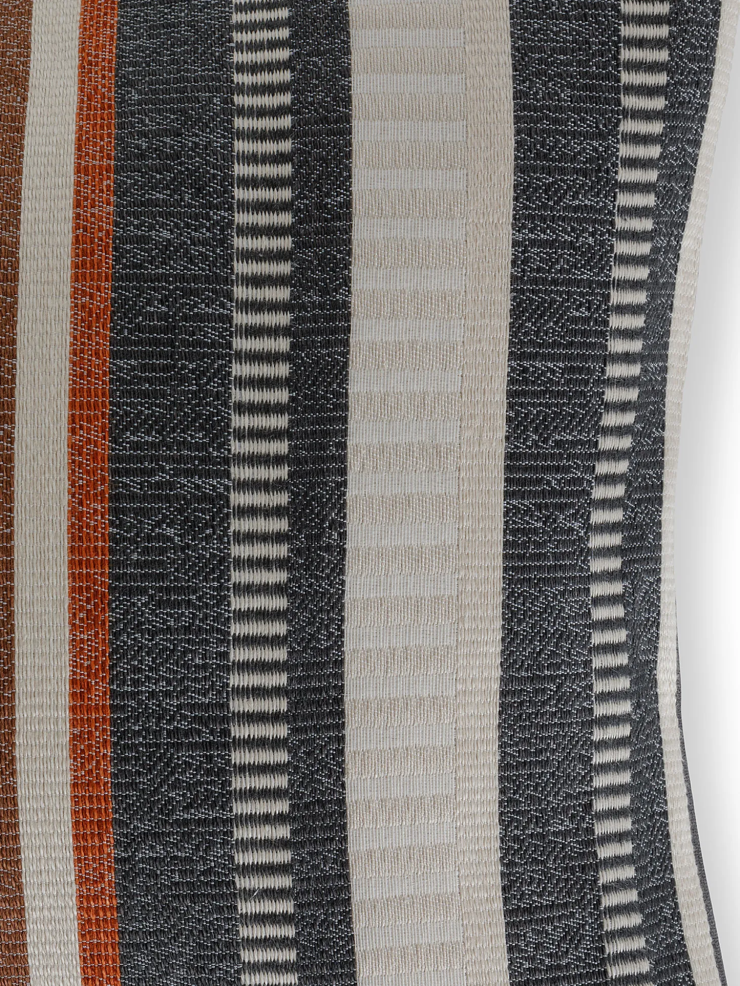 Cuscino jacquard motivo righe 35x55cm