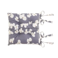 Cuscino sedia puro cotone floreale