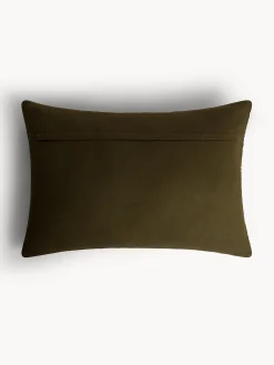 Cuscino 40x60 cm in puro cotone jacquard motivo floreale