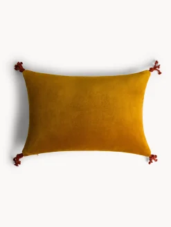 Cuscino 35x50 cm in velluto con applicazioni