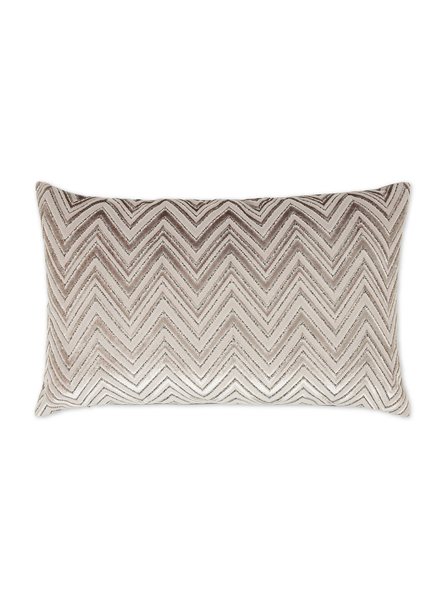 Cuscino 35x55 cm in velluto jacquard motivo geometrico