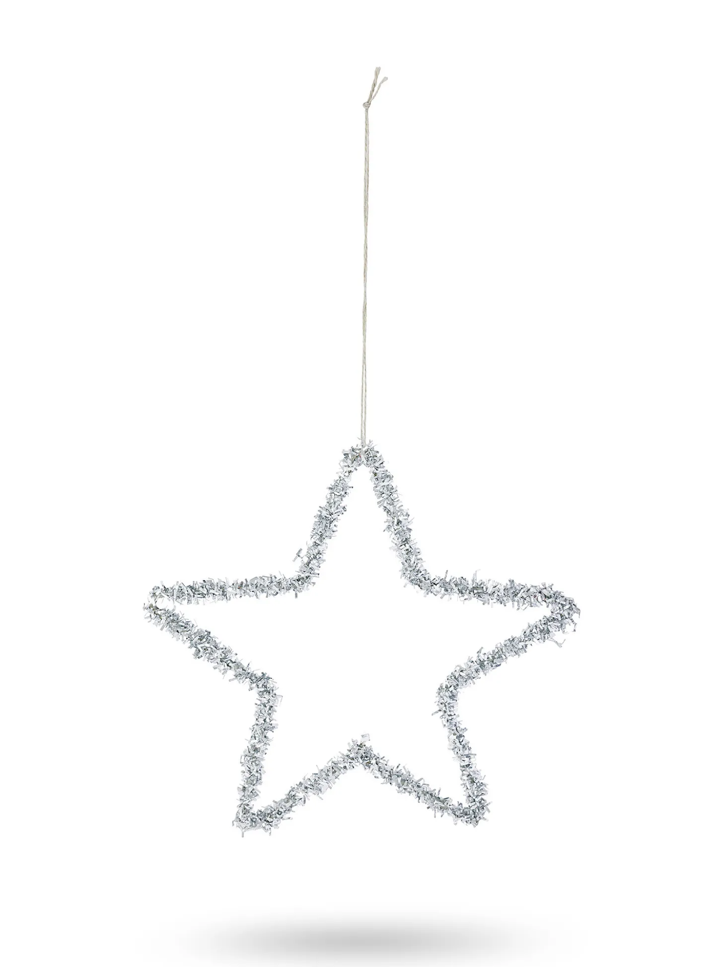 Decorazione a stella in plastica