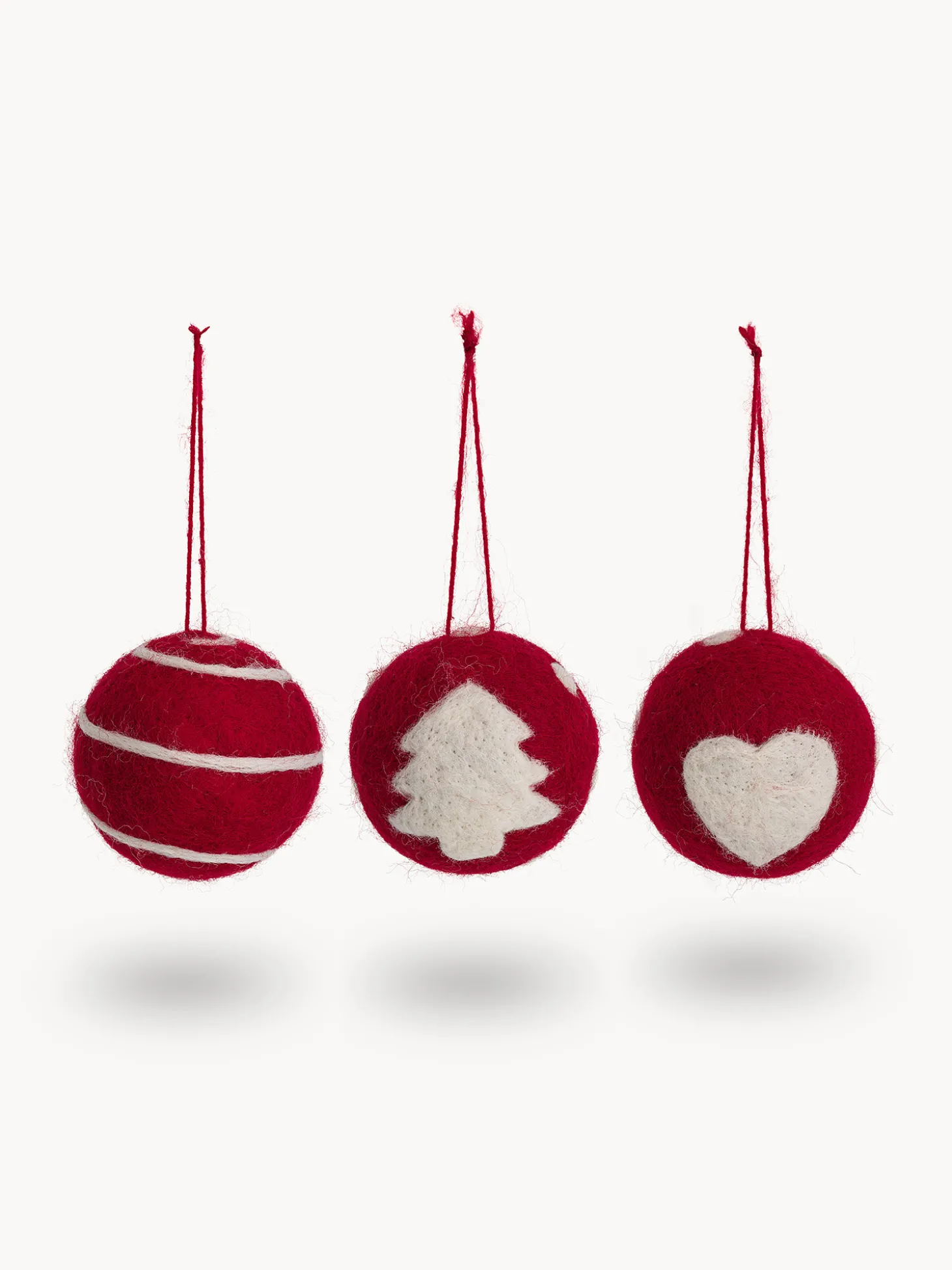 Decorazione per albero in feltro
