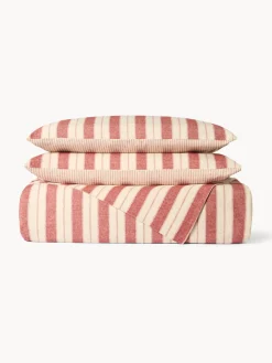 Federa in caldo cotone a righe