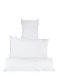 Federa ricamata in raso di cotone extra fine Portofino