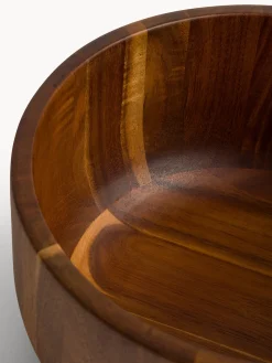 Insalatiera in legno di acacia con logo laser