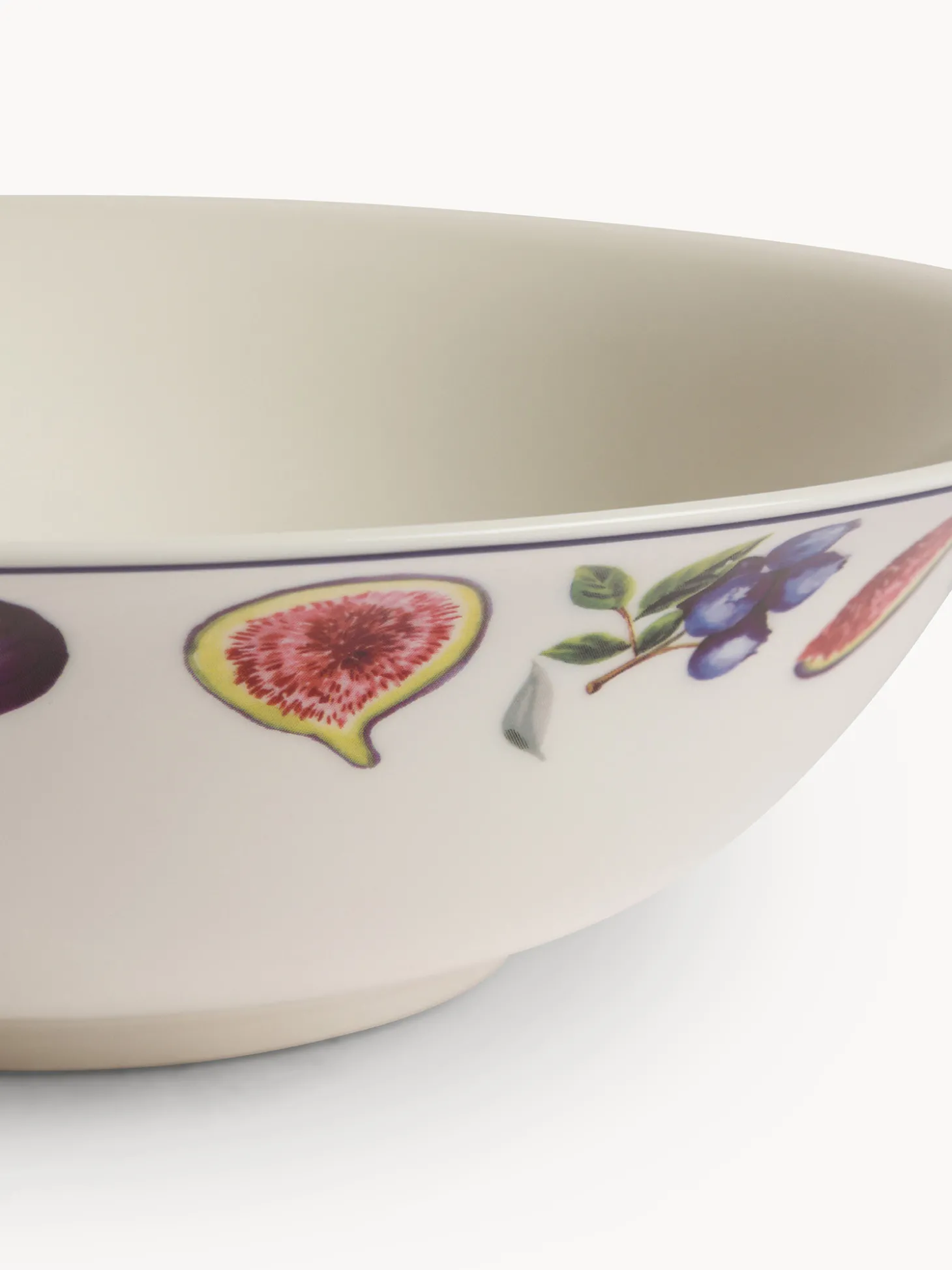 Insalatiera new bone china motivo fichi