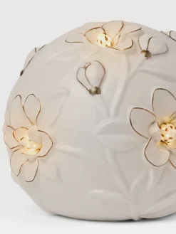 Lampada a led in porcellana a forma di Pallina