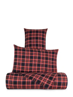 Lenzuolo liscio caldo cotone tartan