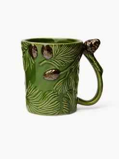 Mug in ceramica decoro pigne