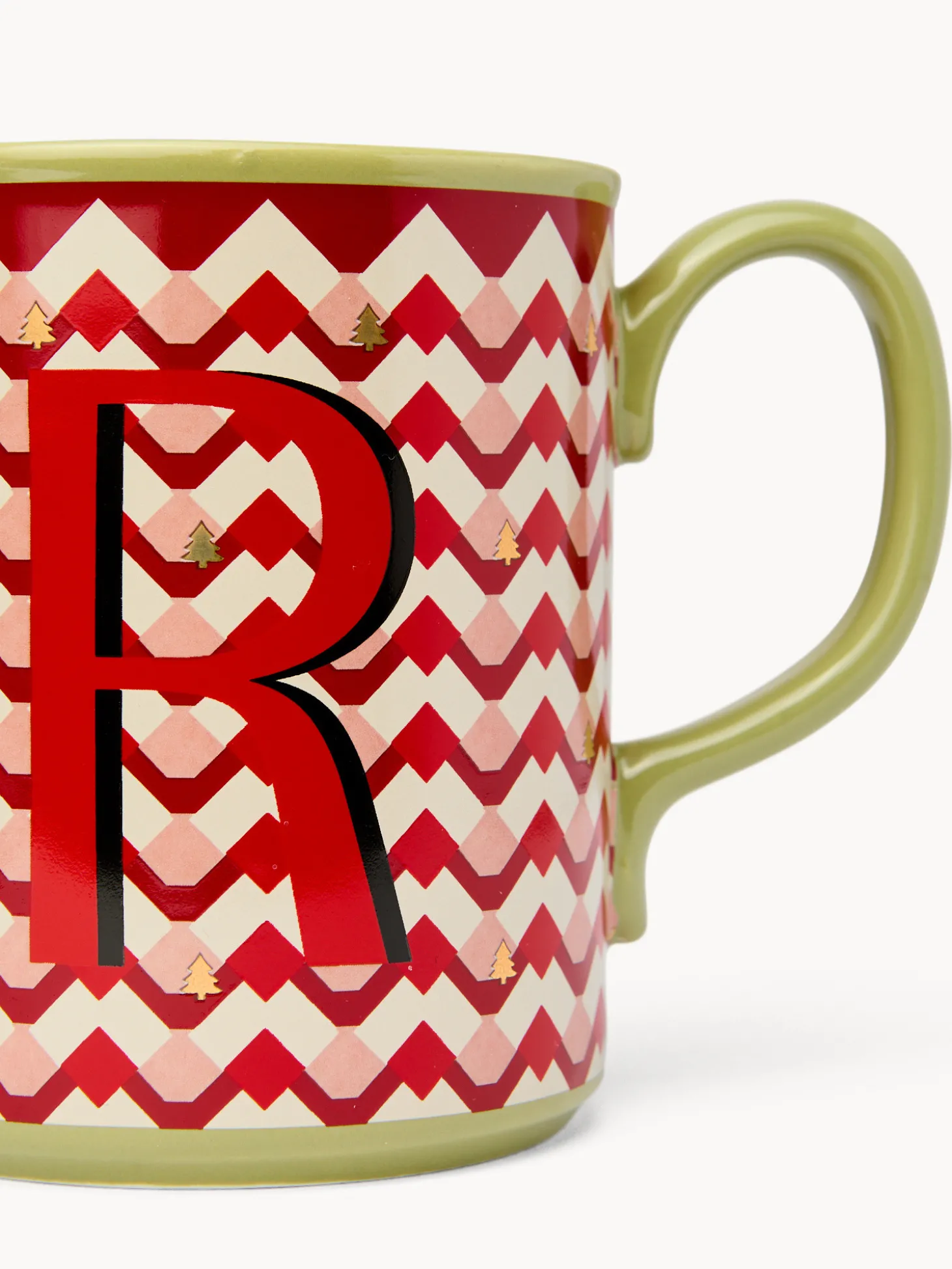 Mug in ceramica lettera R