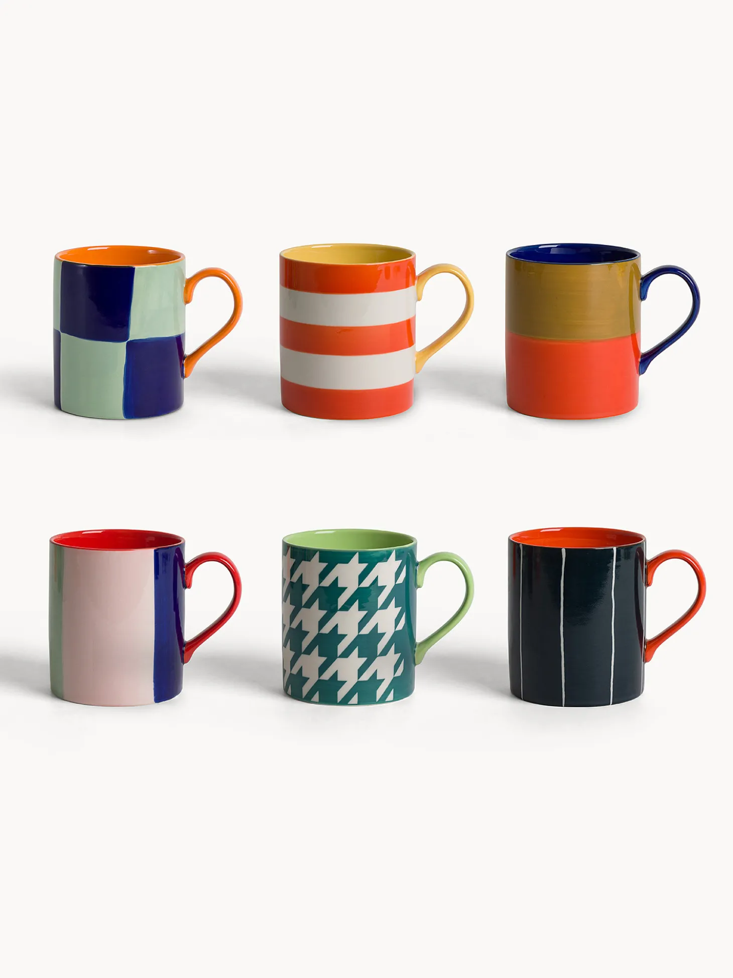 Mug in ceramica motivi astratti