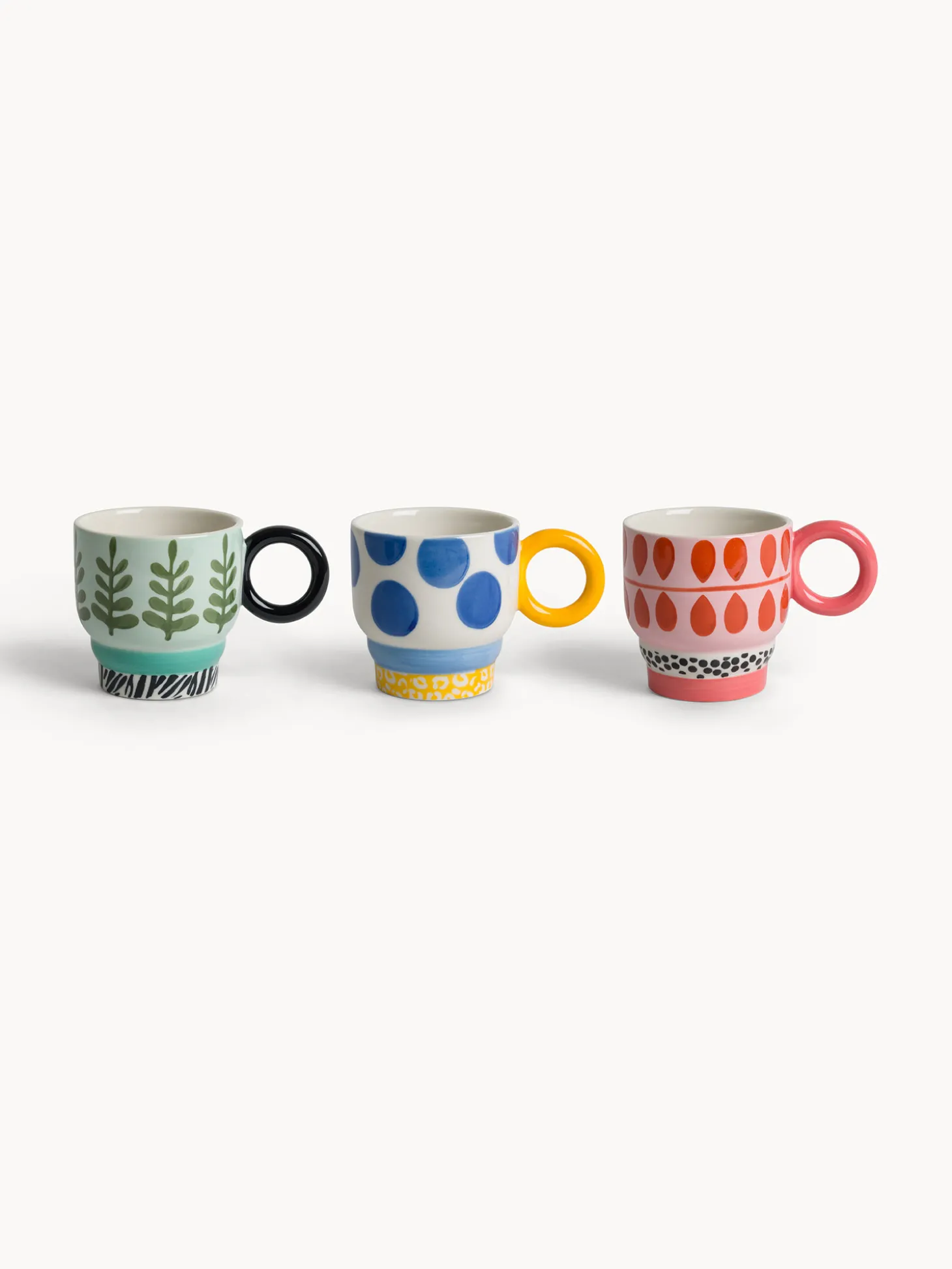 Mug in ceramica motivi astratti