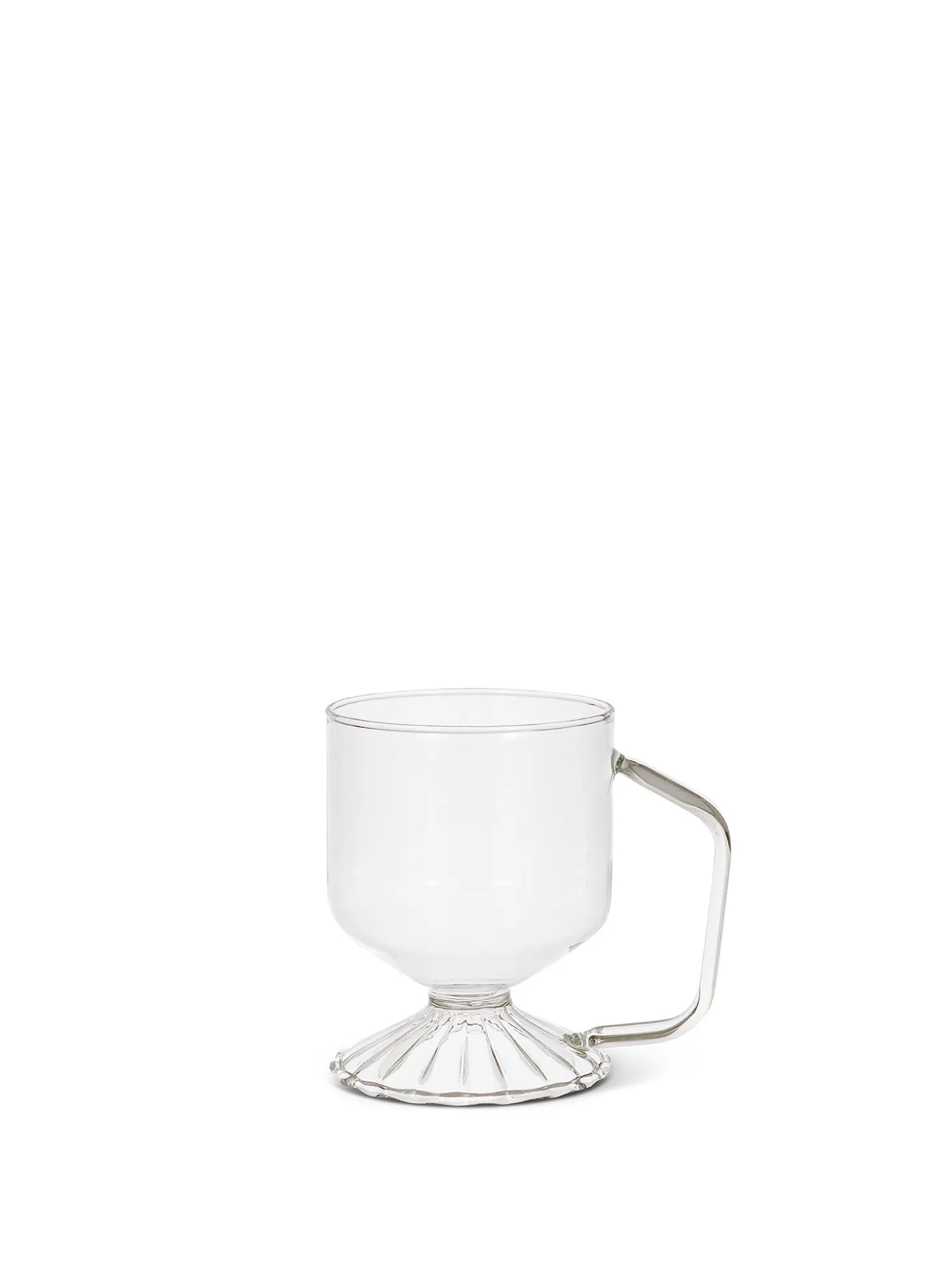 Mug vetro borosilicato base optical