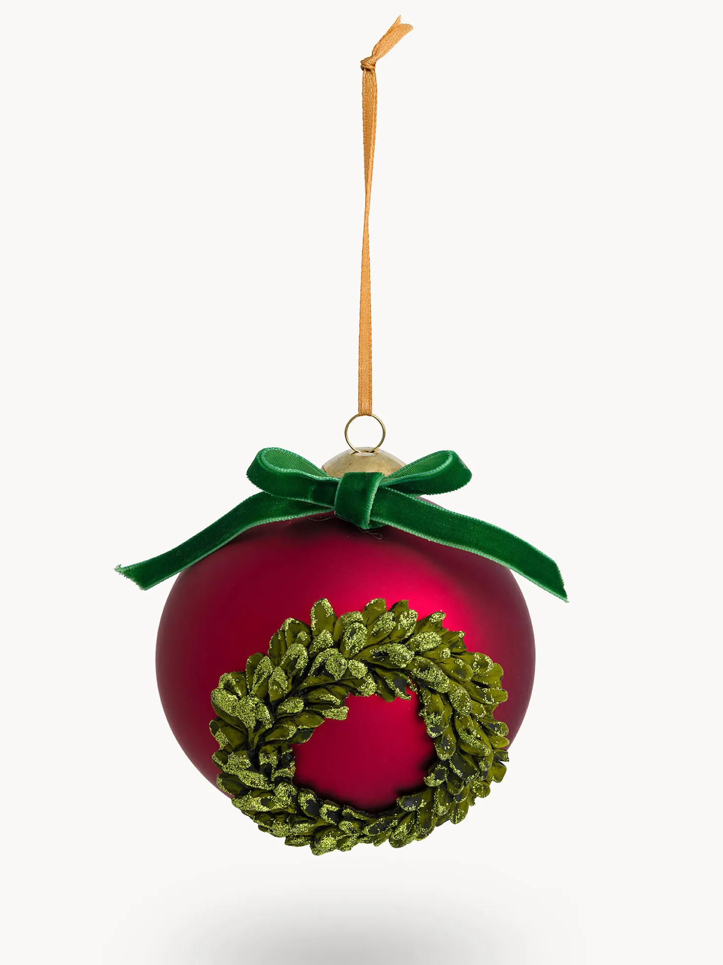 Pallina addobbo albero in vetro