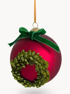 Pallina addobbo albero in vetro