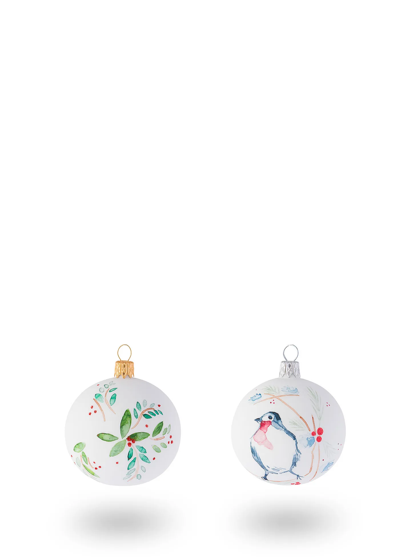Pallina in vetro decorata a mano