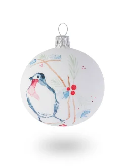 Pallina in vetro decorata a mano