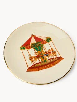 Piattini pane in stoneware decorato