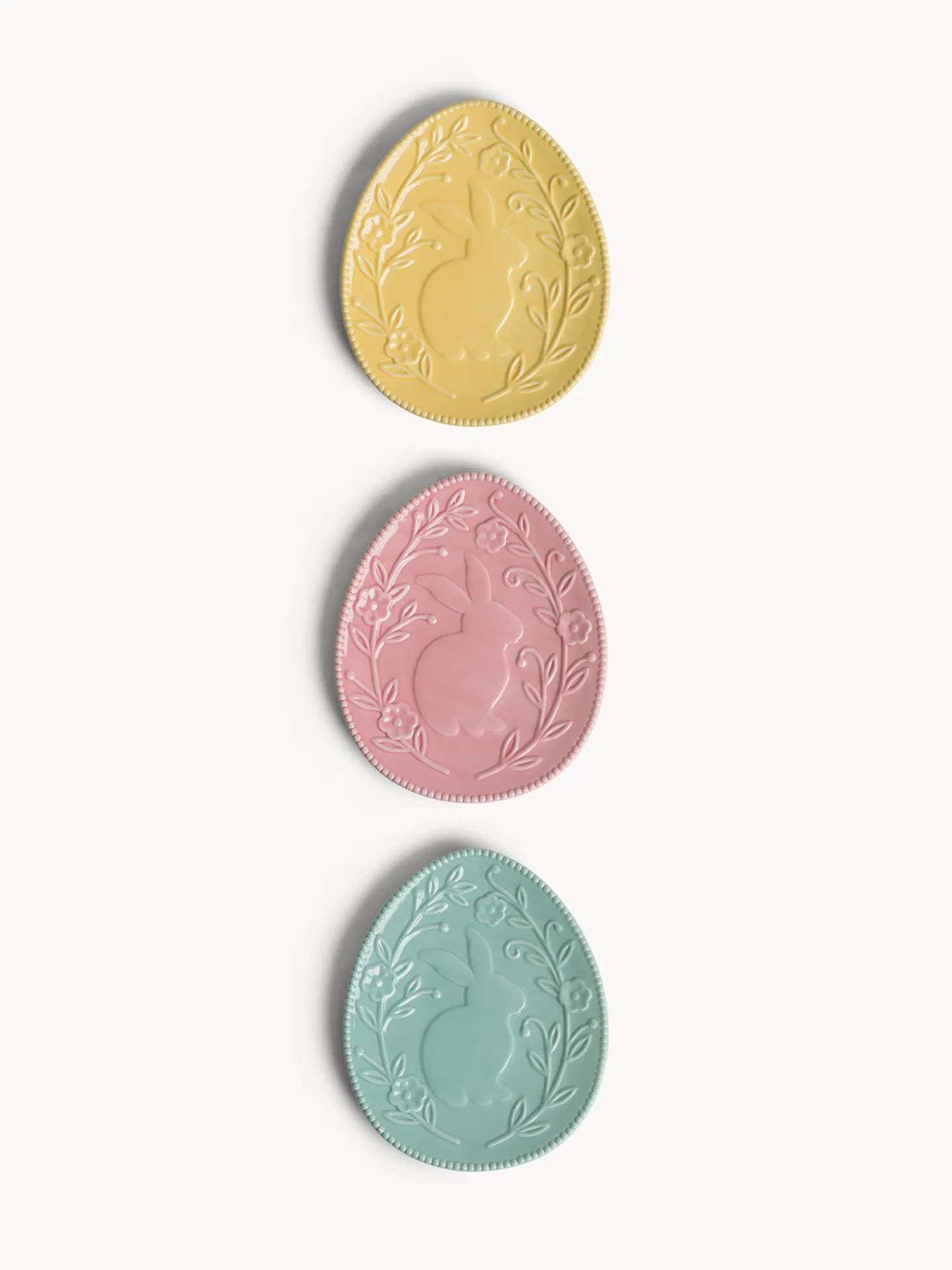 Piattino in ceramica a uovo