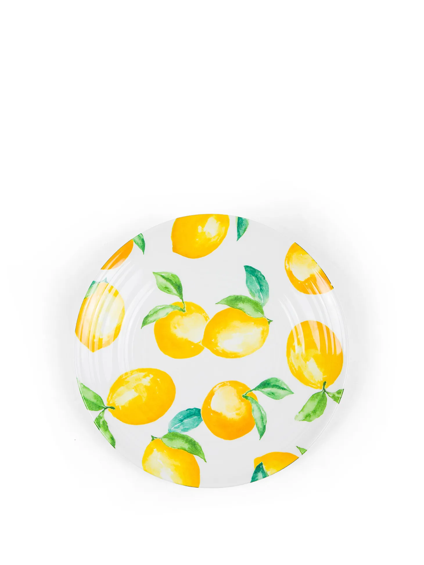 Piatto frutta melammina motivo limoni
