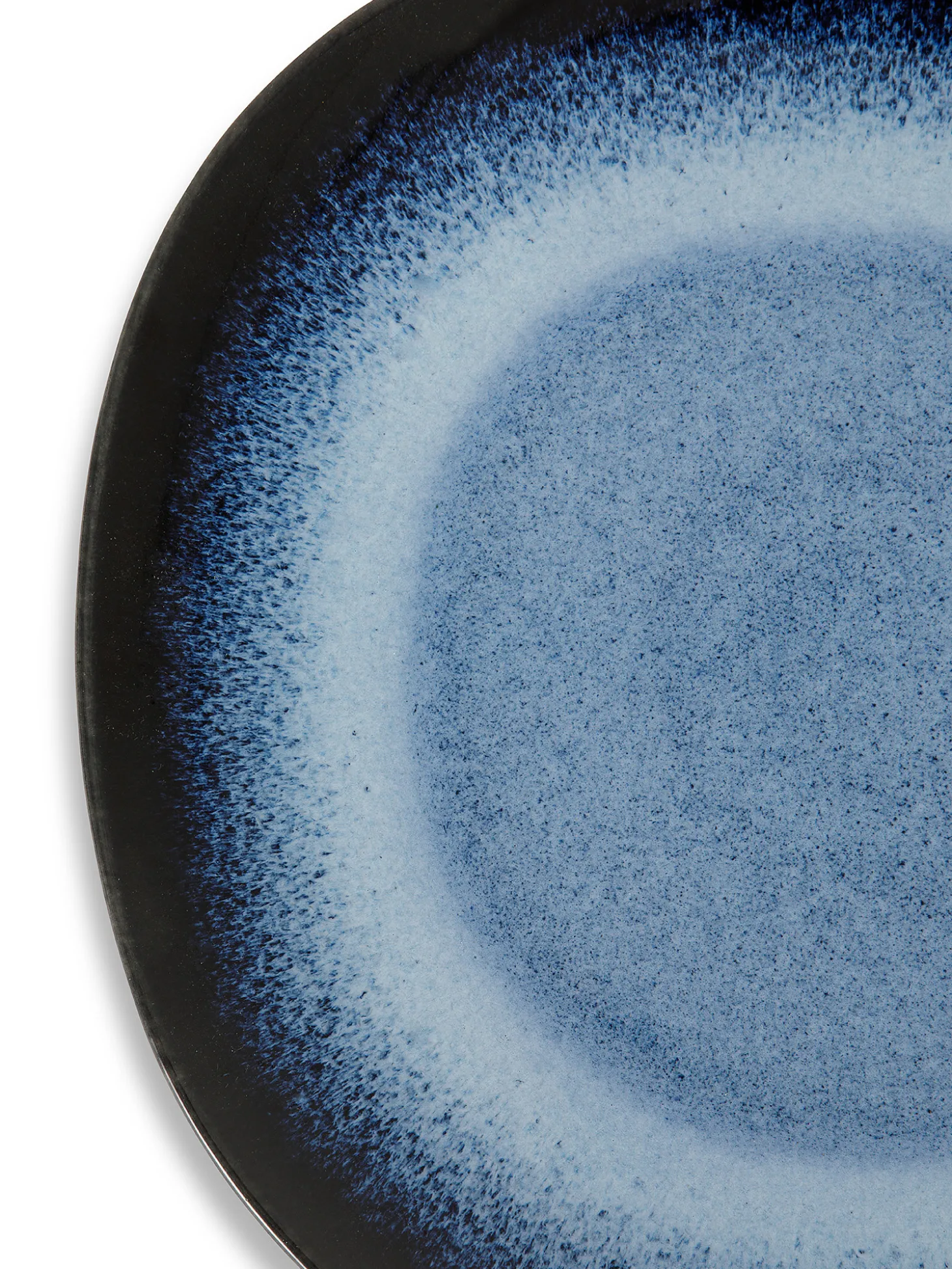 Piatto piano ceramica Karma